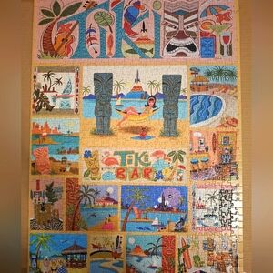Colorful Tiki Bar Puzzle